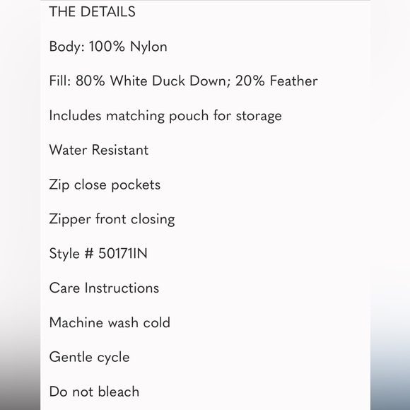 My Anorak Long Down Puffer Vest - Picture 9 of 9